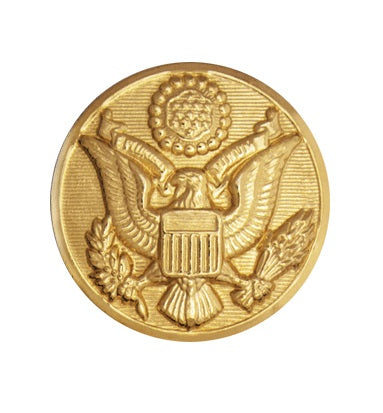 Army Button Set, 22K Gold