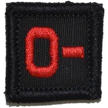 Blood Type Patch 1x1, O-