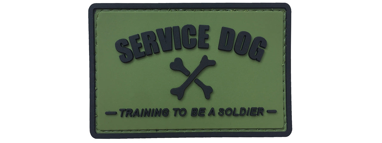Service Dog - Training to be a Soldier PVC Patch