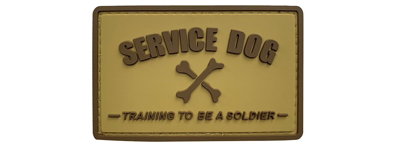 Service Dog - Training to be a Soldier PVC Patch