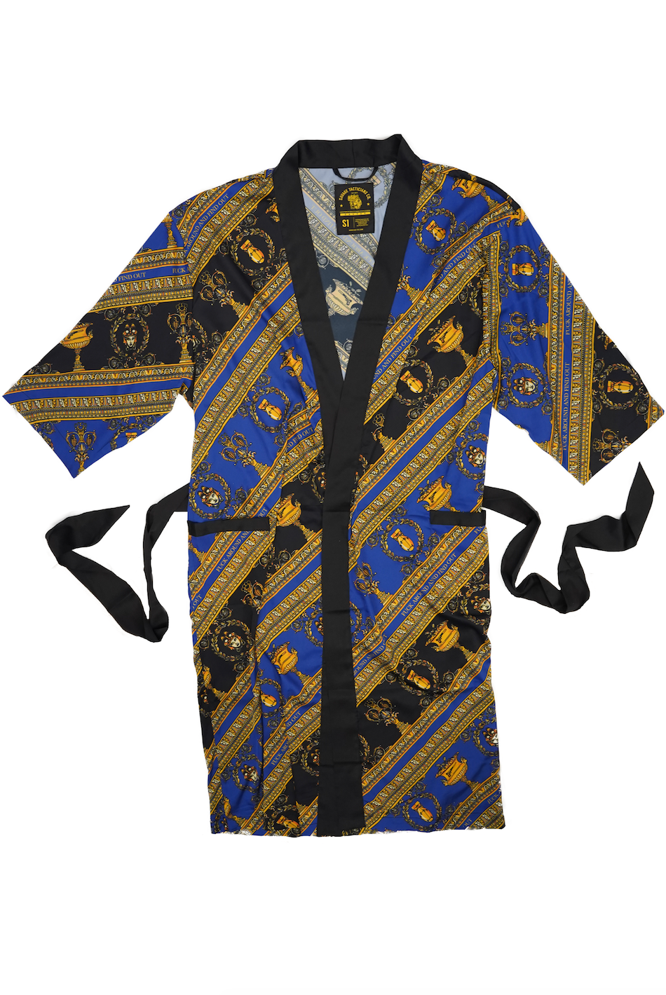 SavTac Savage Kimono Silk Robe - Medusa