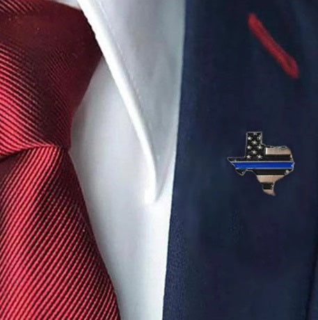 Texas State Blue Line Pin
