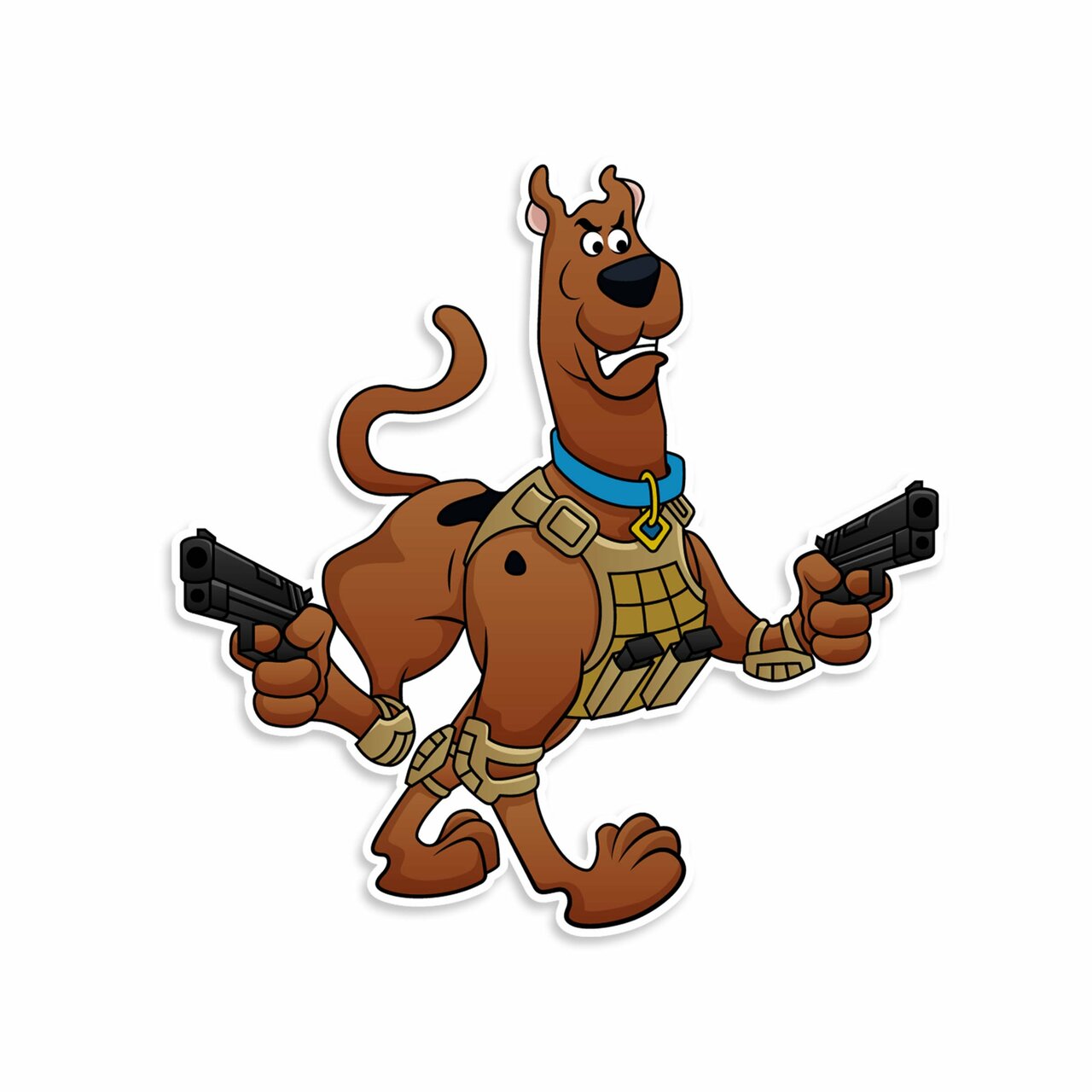 Tactical Scooby Doo Sticker – Green Beret