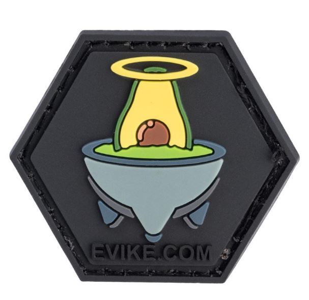 PVC Hex Patch, Holy Guacamole