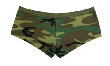 Women's Camo Booty Shorts