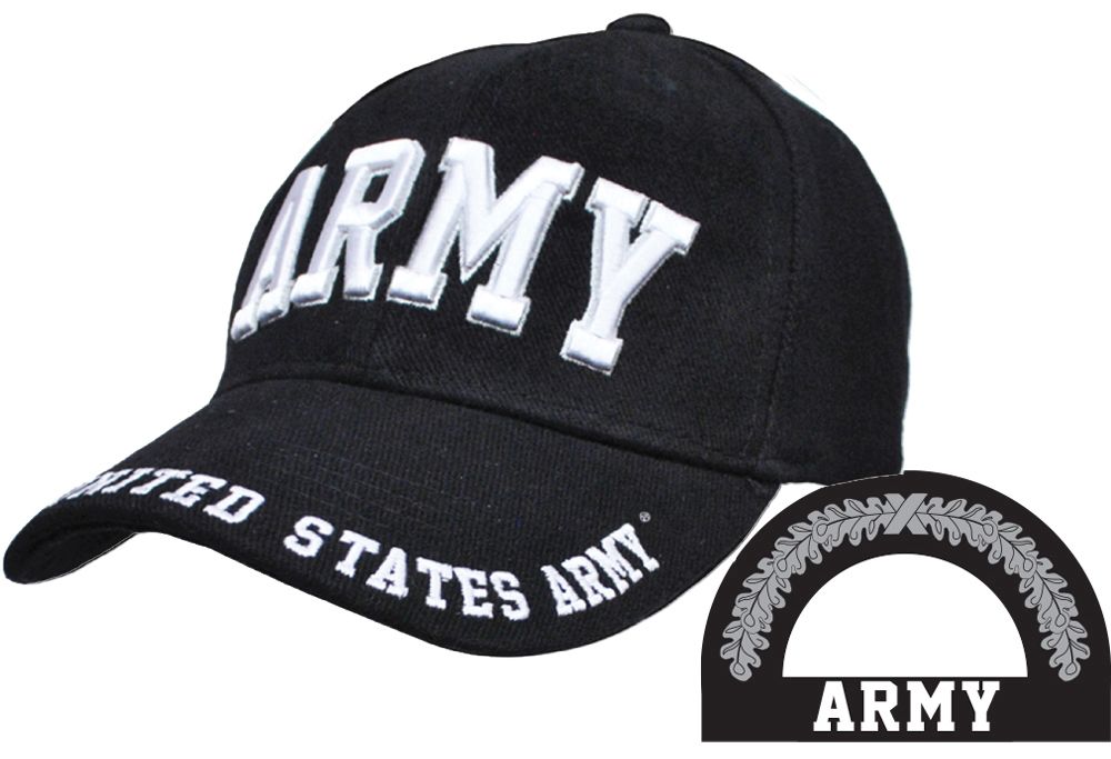 ARMY White Letter Cap