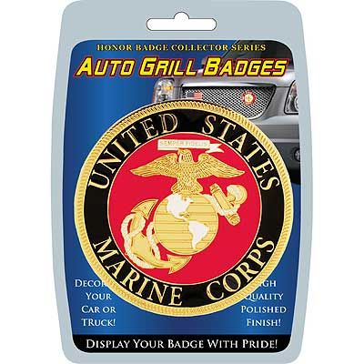 U.S. Marine Corps Auto Grill Badge
