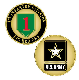 Army Star w 1st Cav Challenge Coin