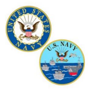 U.S. Navy Coin w Ships
