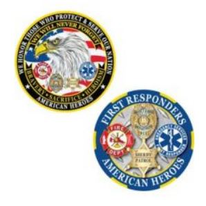 First Responders Americas Heroes Coin