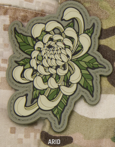 Chrysanthemum Tattoo Morale Patch