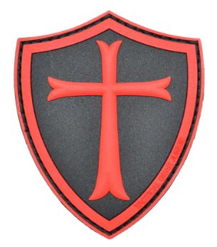 Templar Cross Shield Velcro Patch