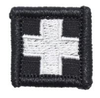 Medic Cross Velcro Patch 1x1