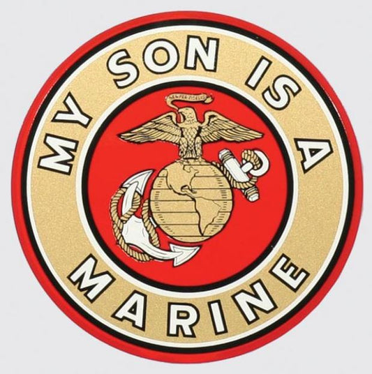My Son is a Marine EGA Decal
