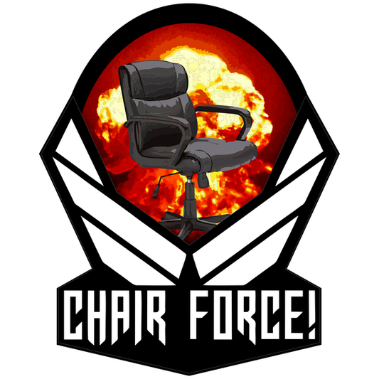 "Chair Force" Decal 5x4"