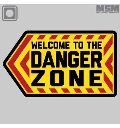 "Danger Zone" PVC Patch