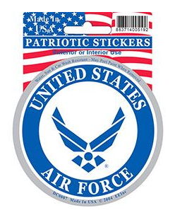Air Force Round Decal