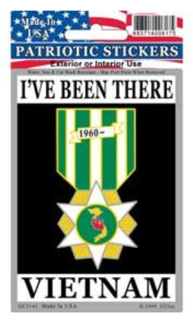 I've Been There Vietnam Sticker