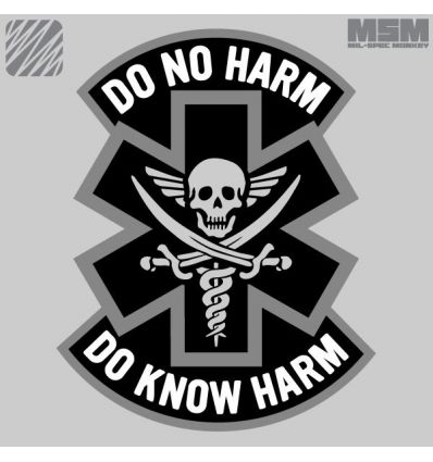 Do No Harm Pirate- Velcro Patch