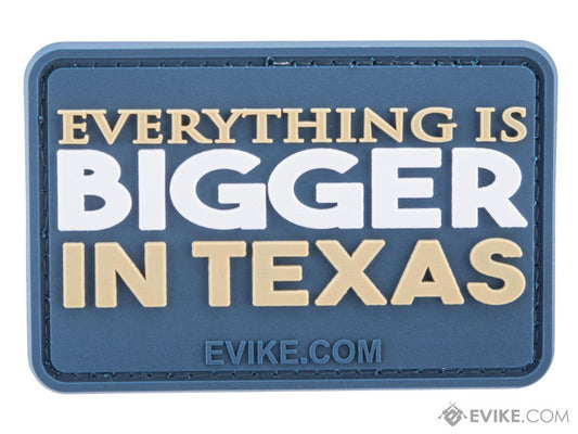 "Bigger In Texas" PVC Patch