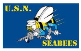 U.S. Navy SEABEES Flag