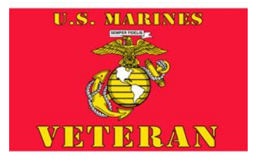 U.S. Marine Veteran Flag