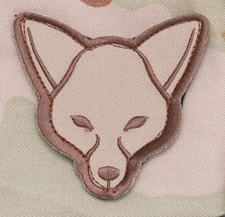 Fox Head Velcro Patch