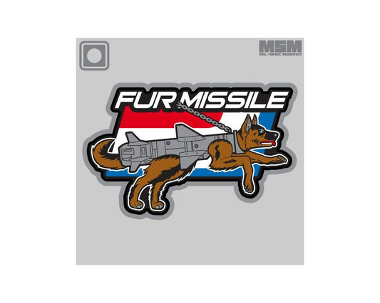Fur Missile PVC Patch