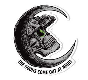 SavTac Goons Come Out At Night Sticker*
