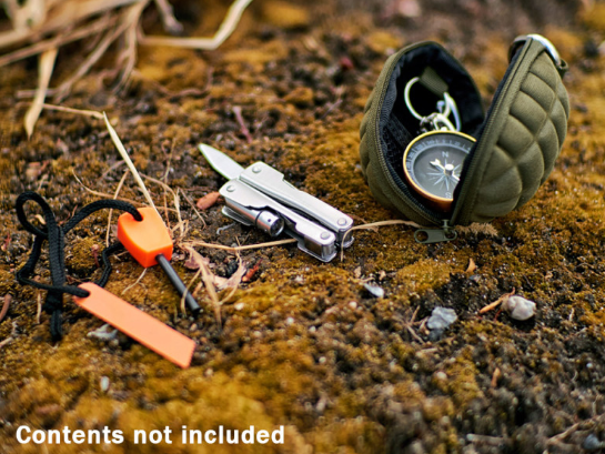 Grenade Keychain Pouch