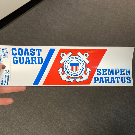 Coast Guard Semper Paratus Bumper Sticker