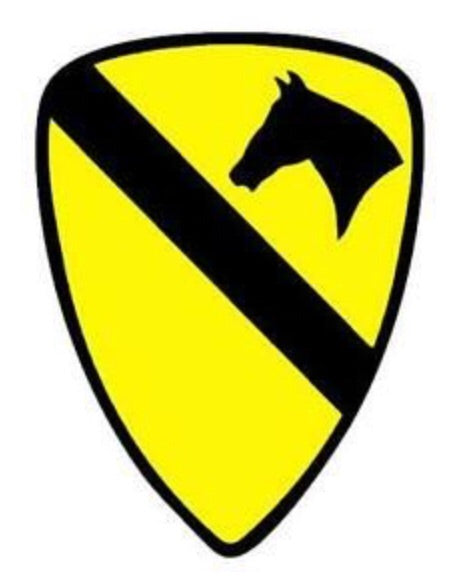 1st Cavalry Decal Sm