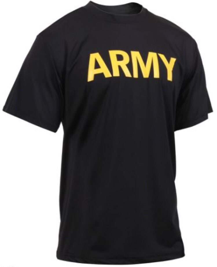 Army PT Shirt Moisture Wick