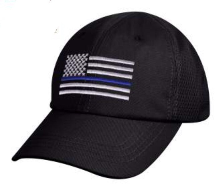 Thin Blue Line Mesh Cap