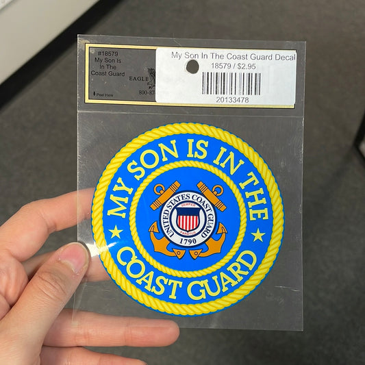 My Son in the Coast Guard Decal