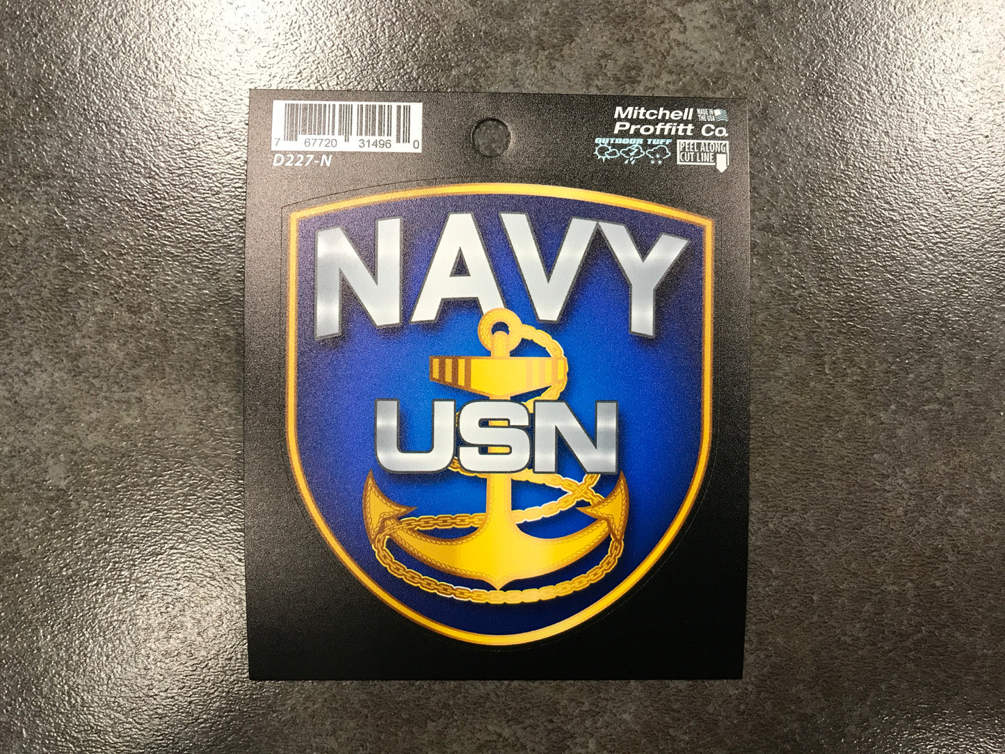 U.S. Navy Anchor Outdoor Tough Decal