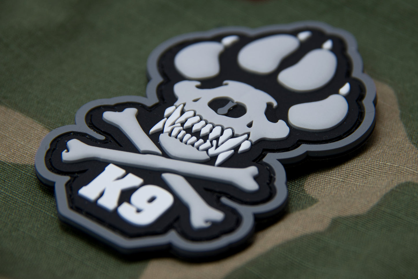 K9 Paw Head Patch