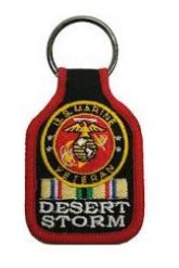 U.S. Marine Corps Desert Storm Vet Keychain