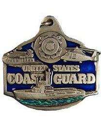 US Coast Guard Metal Keychain