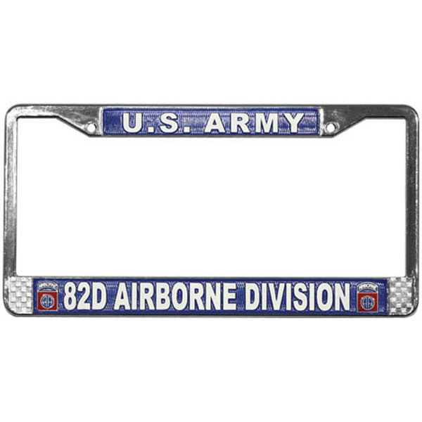 82nd Airborne License Plate Frame