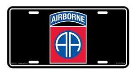 82nd Airborne License Plate