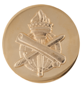 Civil Affairs Enlisted Gold Disc No-Shine