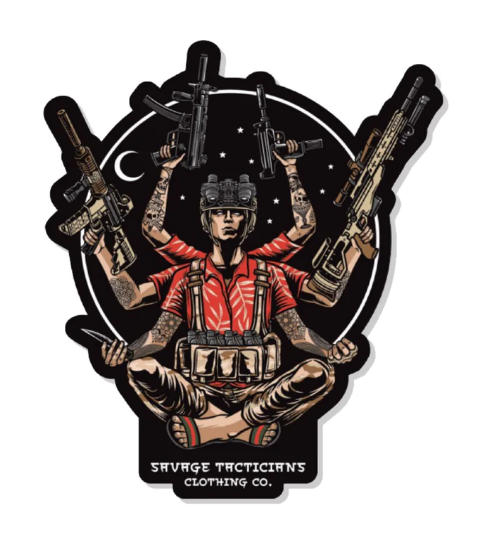 SavTac One Mind, Any Weapon Sticker