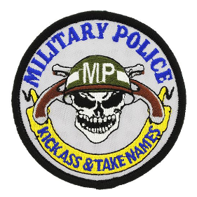 Military Police MP Skull Patch