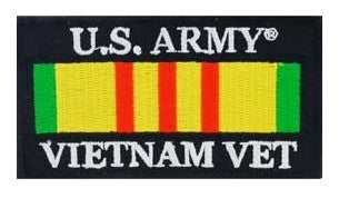 US Army Vietnam Veteran w Ribbon Patch