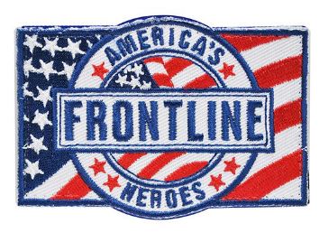 America's FONTLINE Heroes Patch - VELCRO
