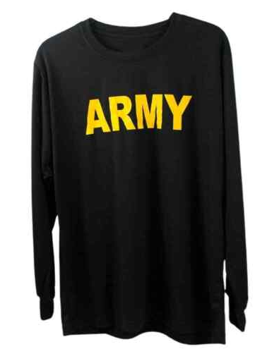 USED Army PT Shirt - Long Sleeve