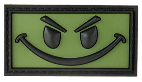 Rubber Morale Patch Glow Smile
