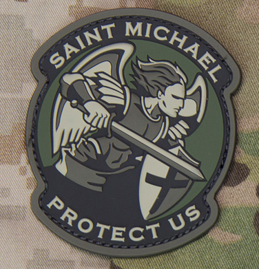 Saint Michael PVC Velcro Patch