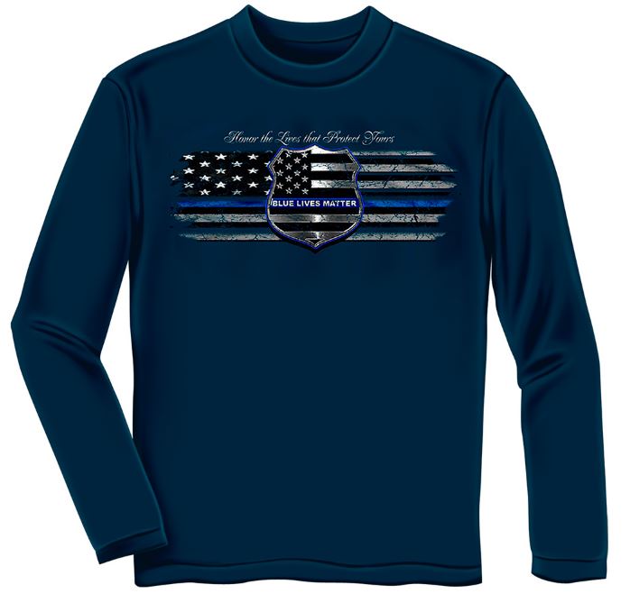 Blue Lives Matter Long Sleeve T-Shirt